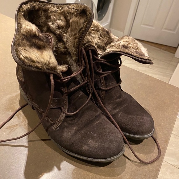 Aqua college brown leather boots - Picture 10 of 11